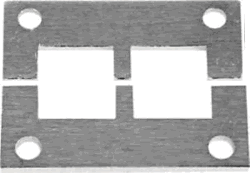 PP75 Amp 2 Pole Mounting Clamp, will suppoert (2) PP75  75 Amp Single Housings