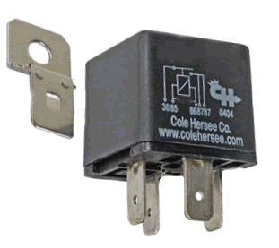 RA400112NN 40 Amp Mini Relay Voltage Rating 12V DC.