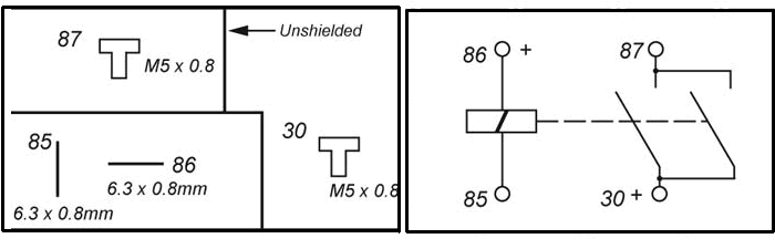 Bosch Relay 0 332 002 150 Drawing